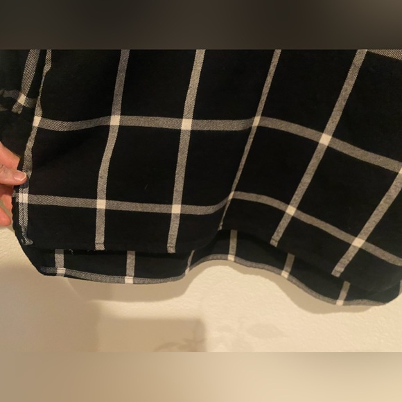 Gap black and white plaid tunic size small - Picture 4 of 7